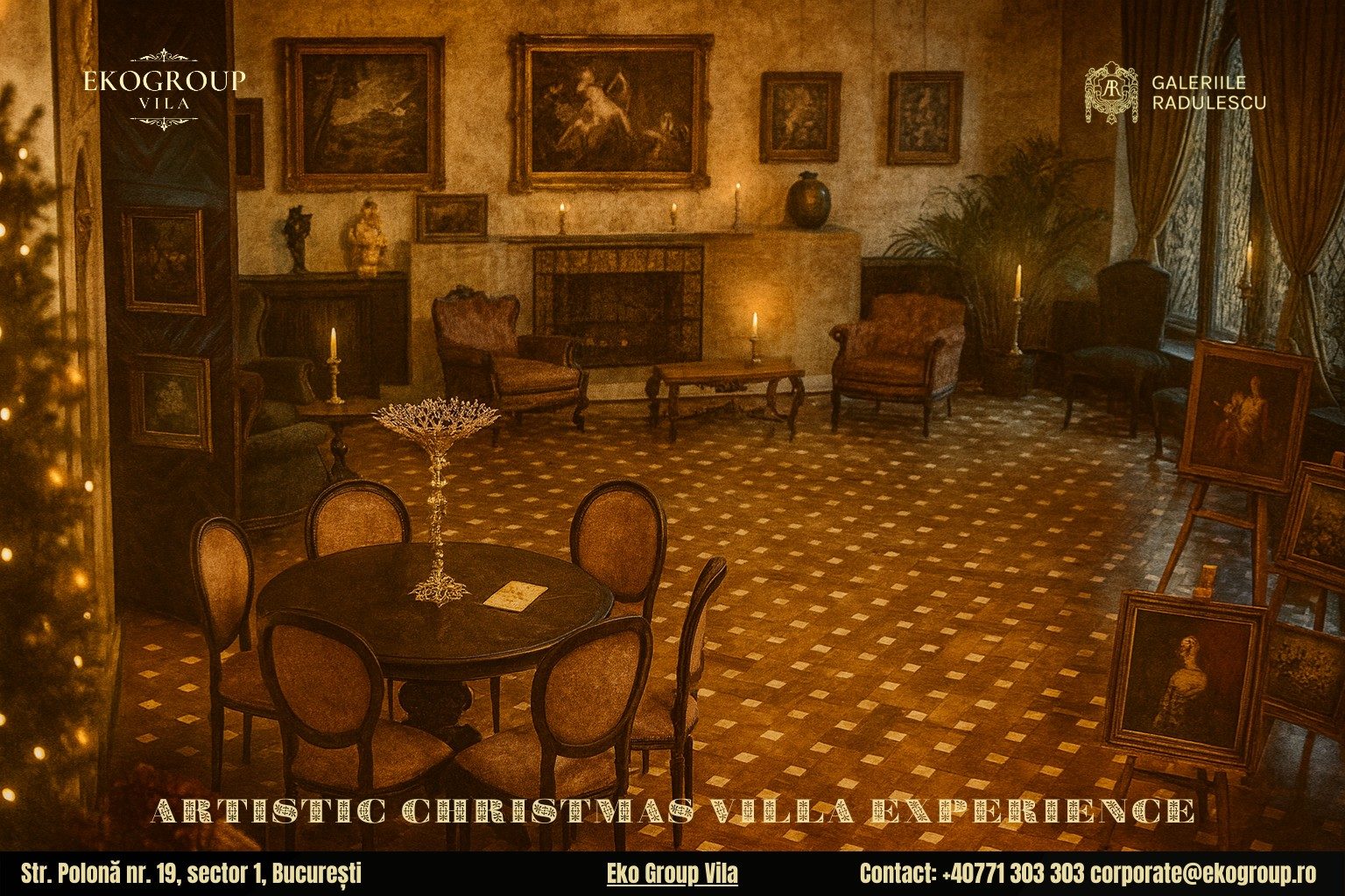 Povestea Crăciunului redescoperită la Eko Group Vila: o călătorie prin farmecul anilor ’30